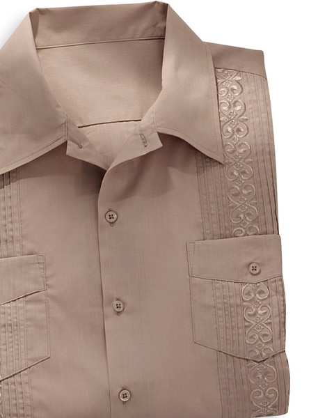John Blair Short-Sleeve Guayabera Shirt