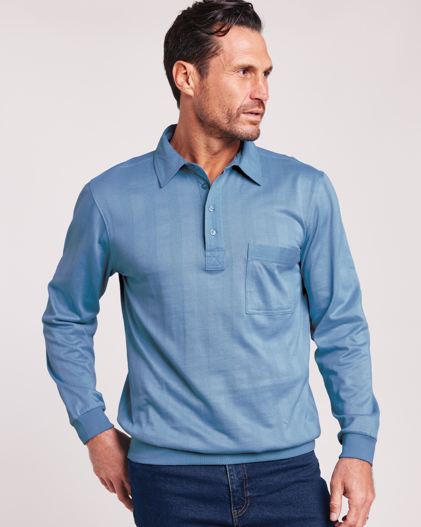Polo long john shirts sales