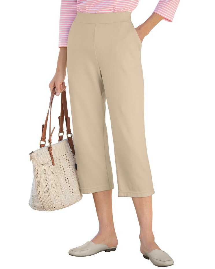 Everyday Knit Capris image number 1