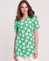 Short Sleeve Anytime Print Tunic thumbnail number 1