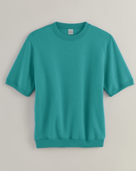 John Blair Supreme Fleece Short-Sleeve Sweatshirt