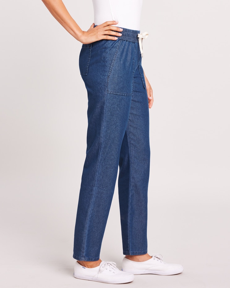 DenimLite Drawstring Pants image number 4