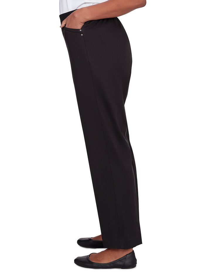 Alfred Dunner® Opposites Attract Average Length Sateen Bottom image number 4