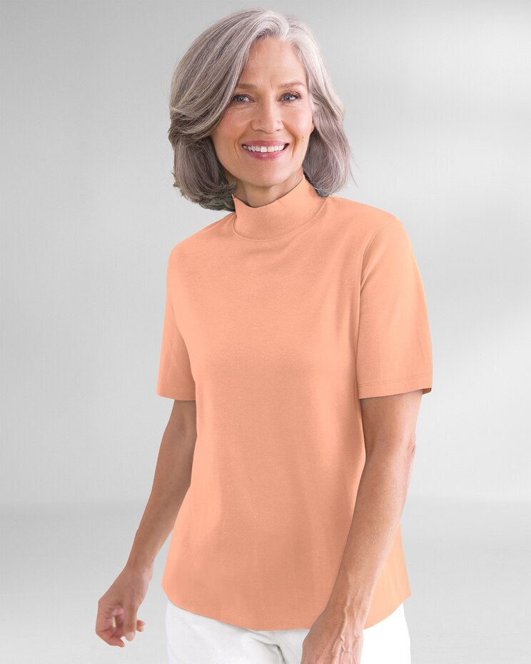 Short-Sleeve Mockneck image number 1