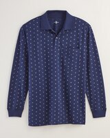 John Blair Long-Sleeve Piqué Polo thumbnail number 4