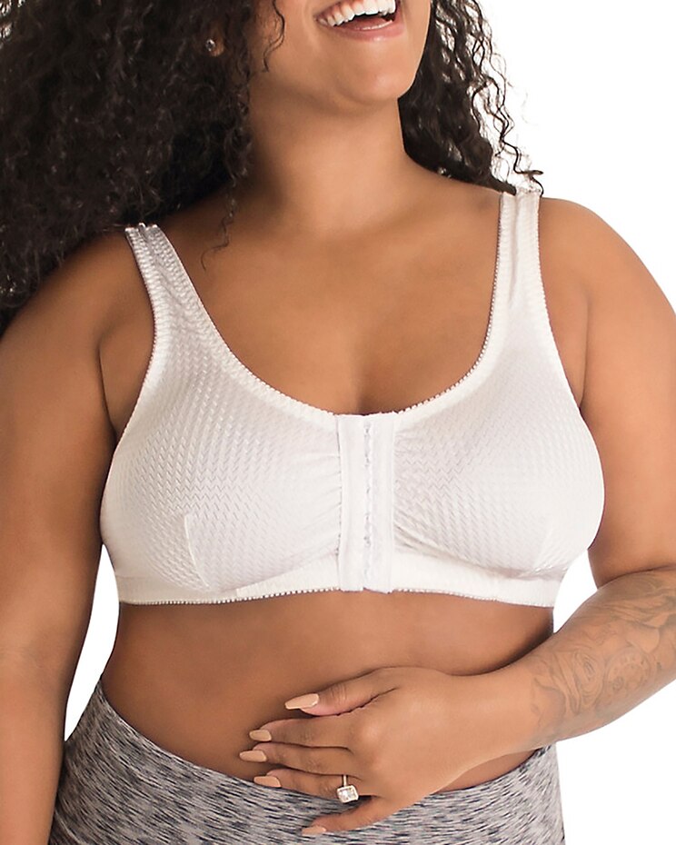Leading Lady The Marlene Zig-Zag Weave Front-Closure Bra image number 1