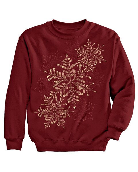 Snowflakes Graphic Sweatshirt