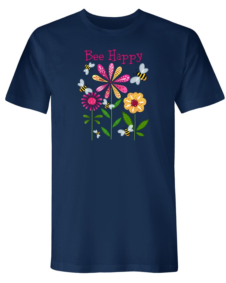 Bee Happy Graphic Tee image number 1