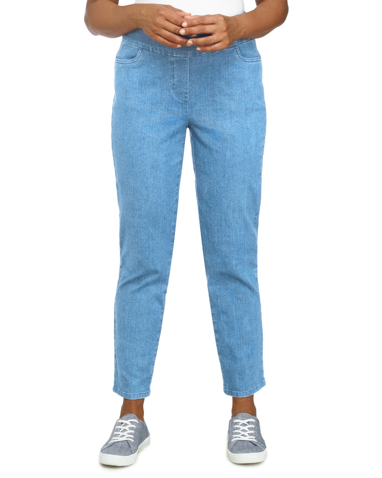 Alfred Dunner® Classics  Super Stretch Mid- Rise Short Length Pant image number 1