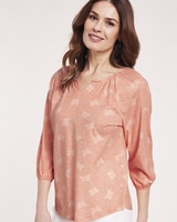 Novelty Print Knit Top thumbnail number 1