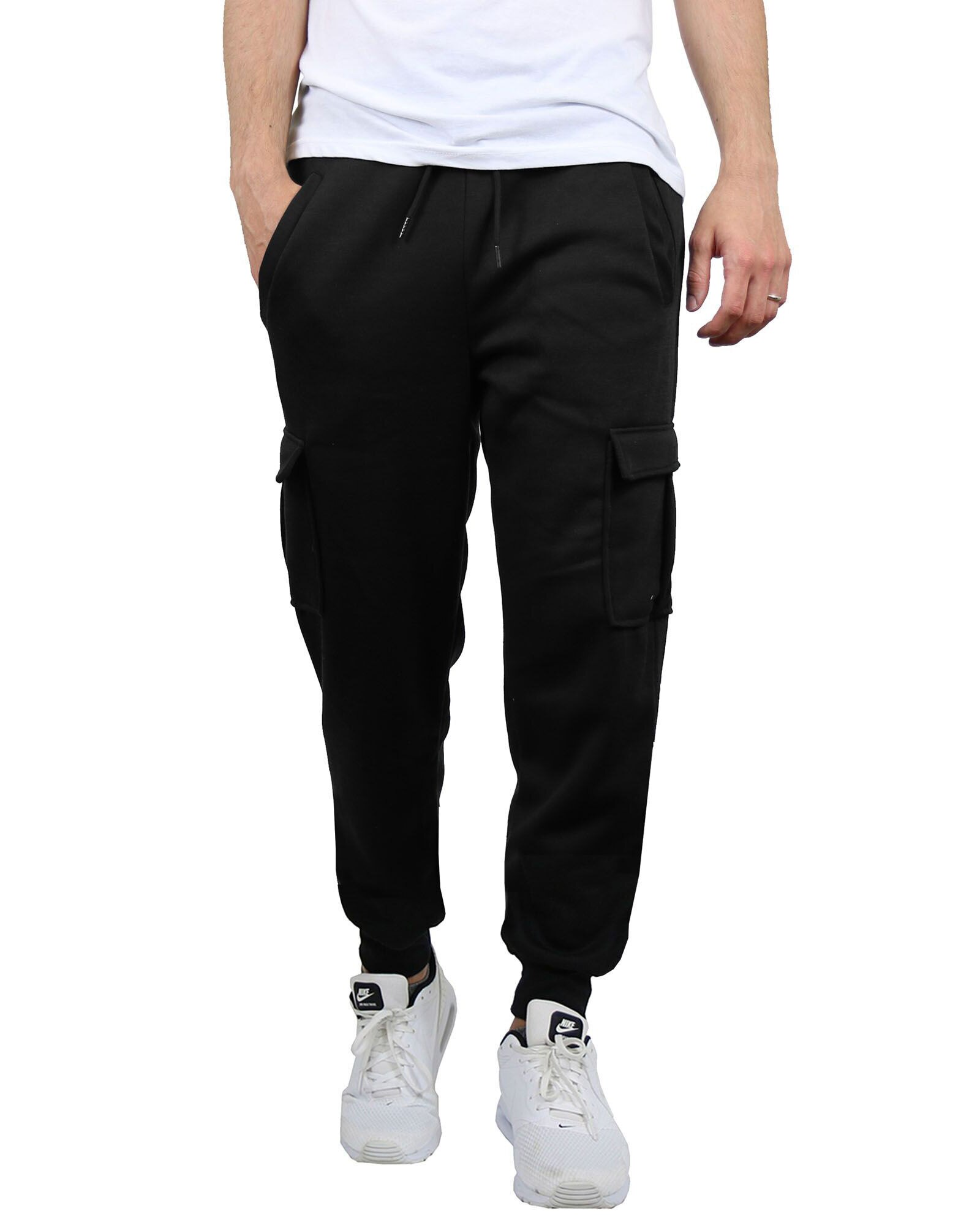 Blue Ice Men s Heavyweight Fleece Lined Cargo Jogger Sweatpants