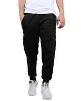 Blue Ice  Men's Heavyweight Fleece-Lined Cargo Jogger Sweatpants thumbnail number 1