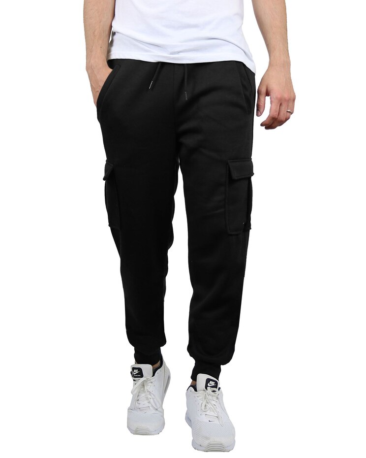 Blue Ice  Men's Heavyweight Fleece-Lined Cargo Jogger Sweatpants image number 1