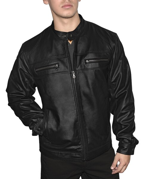 Victory Leather Multi Pocket Racing Jacket