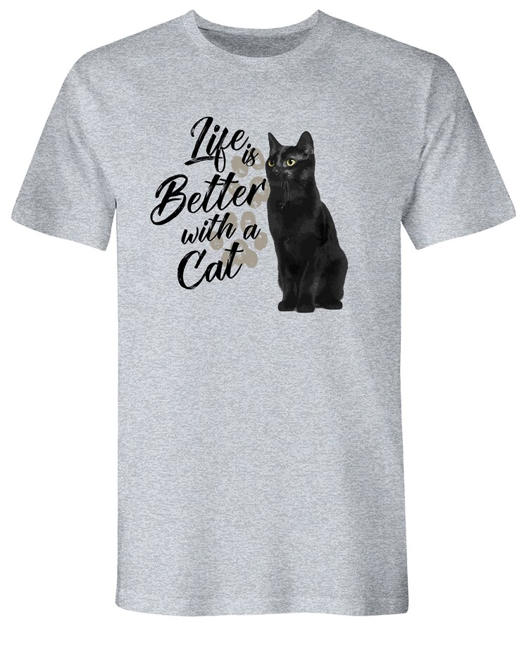 Life Better Cat Graphic Tee image number 1