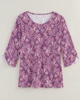 Essential Knit Tulip Sleeve Top thumbnail number 1