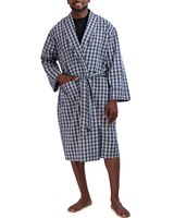 Hanes Men's Shawl Collar Woven Robe. thumbnail number 1