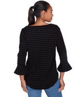 Ruby Rd® Go Wild Woven Luxe Smocked Top thumbnail number 4