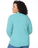 Essential Knit Long Sleeve Mock Top thumbnail number 2