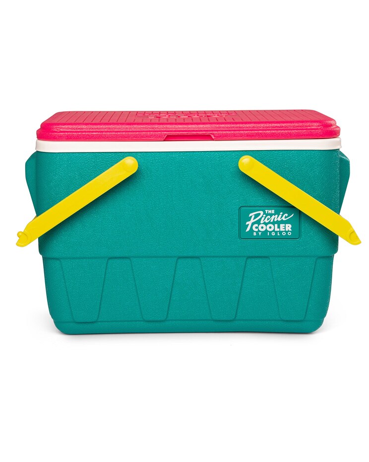 Retro Picnic Basket 25qt Cooler image number 1