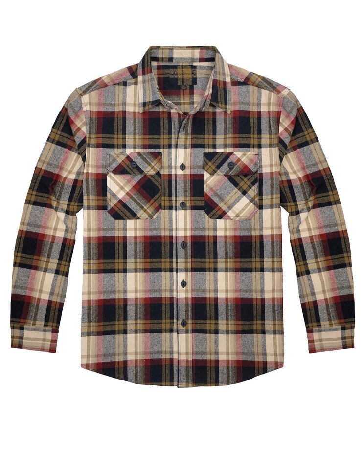 Victory Long Sleeve Brawny Flannel Shirt image number 1