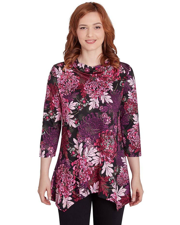Ruby Rd® Berry Glam Knit Dew Drop Top image number 1