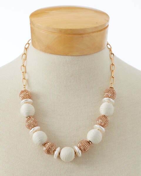Beaded Bauble Necklace
