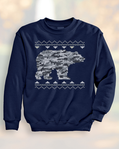 Jacquard Bear Sweatshirt