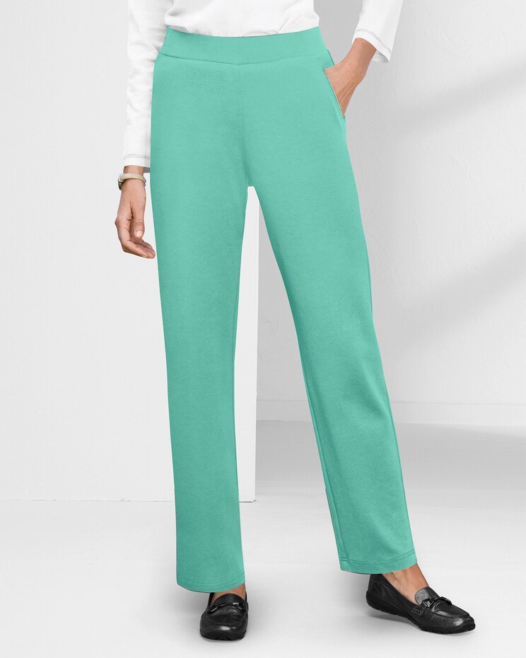 Everyday Knit Straight-Leg Pants image number 1