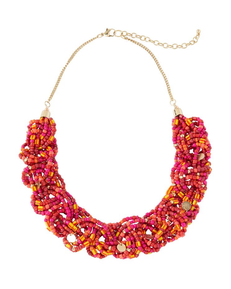 Braided Beads Necklace image number 1