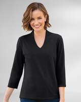 Prima™ Cotton Solid Narrow-V Tee thumbnail number 1