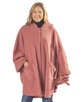 Sherpa Trim Fleece Wrap & Glove Set thumbnail number 1
