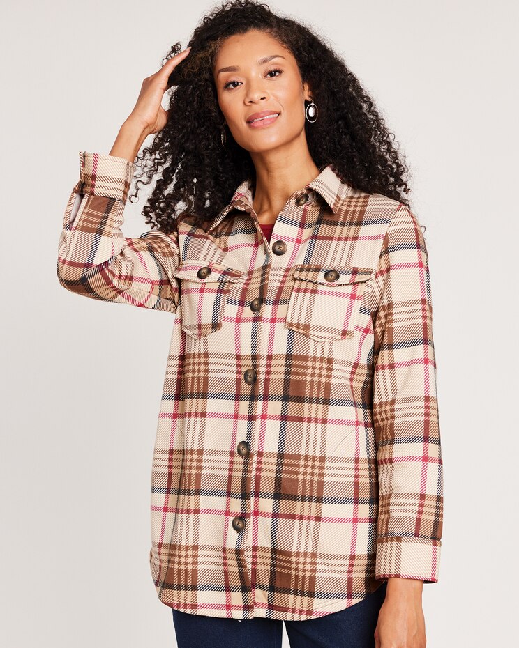 Better-Than-Basic Fleece Shirt Jacket image number 4