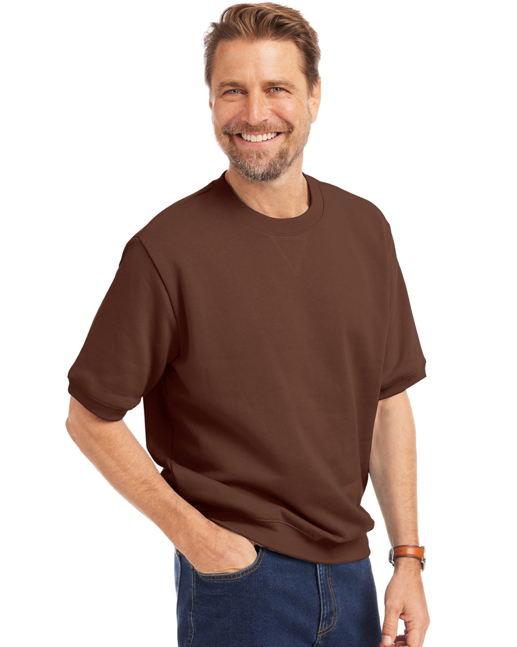 John Blair Supreme Fleece Short-Sleeve Sweatshirt image number 1