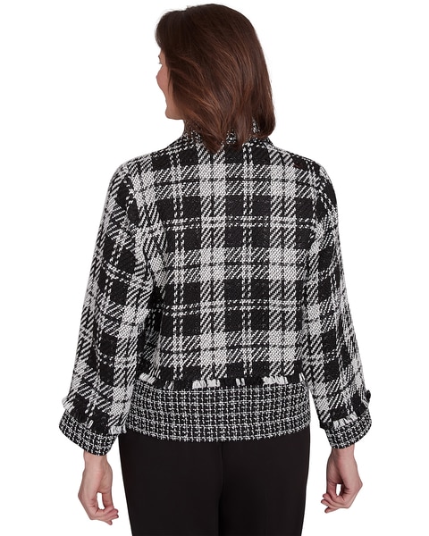 Alfred Dunner® Runway Ready Spliced Woven Jacket