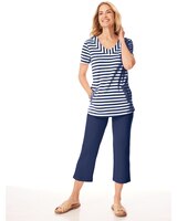 Summer Striped Capris Set thumbnail number 1