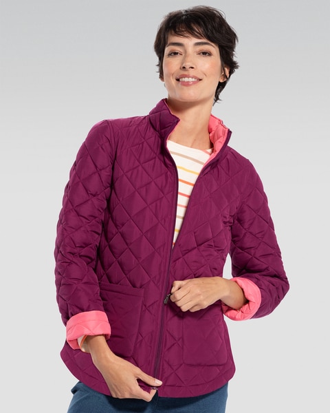 Berkshire Reversible Solid Quilted Jacket