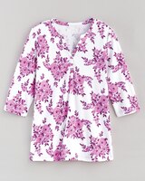 Essential Knit Three-Quarter Sleeve Henley thumbnail number 1