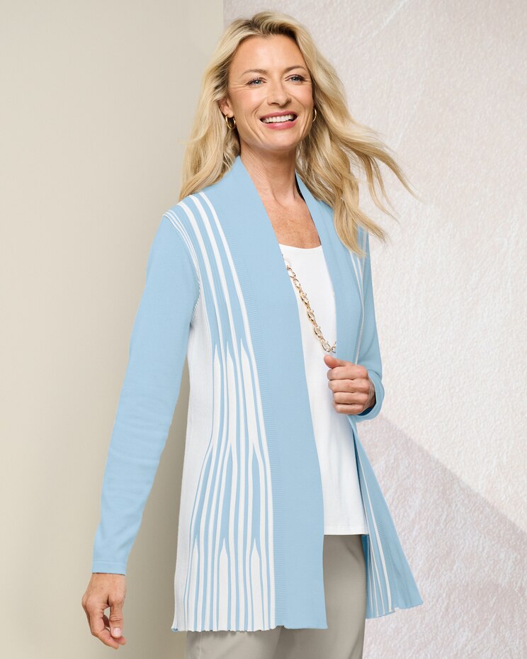 Graphic Twirl Cardigan image number 1