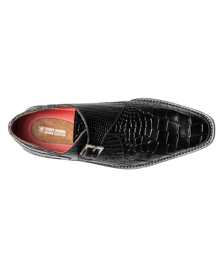 Stacy Adams Rapino Plain Toe Monk Strap Shoe image number 6