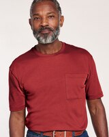 John Blair Classics Short-Sleeve Crewneck Pocket Tee thumbnail number 2