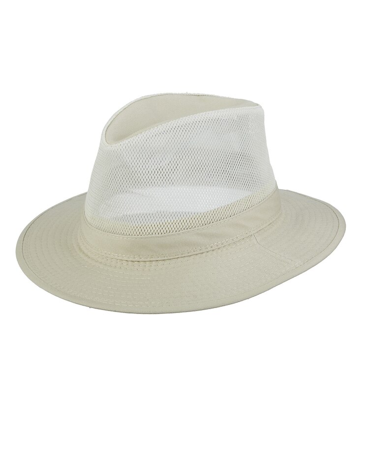 Dorfman Hat Co. Trailman Washed Twill Safari Hat image number 1