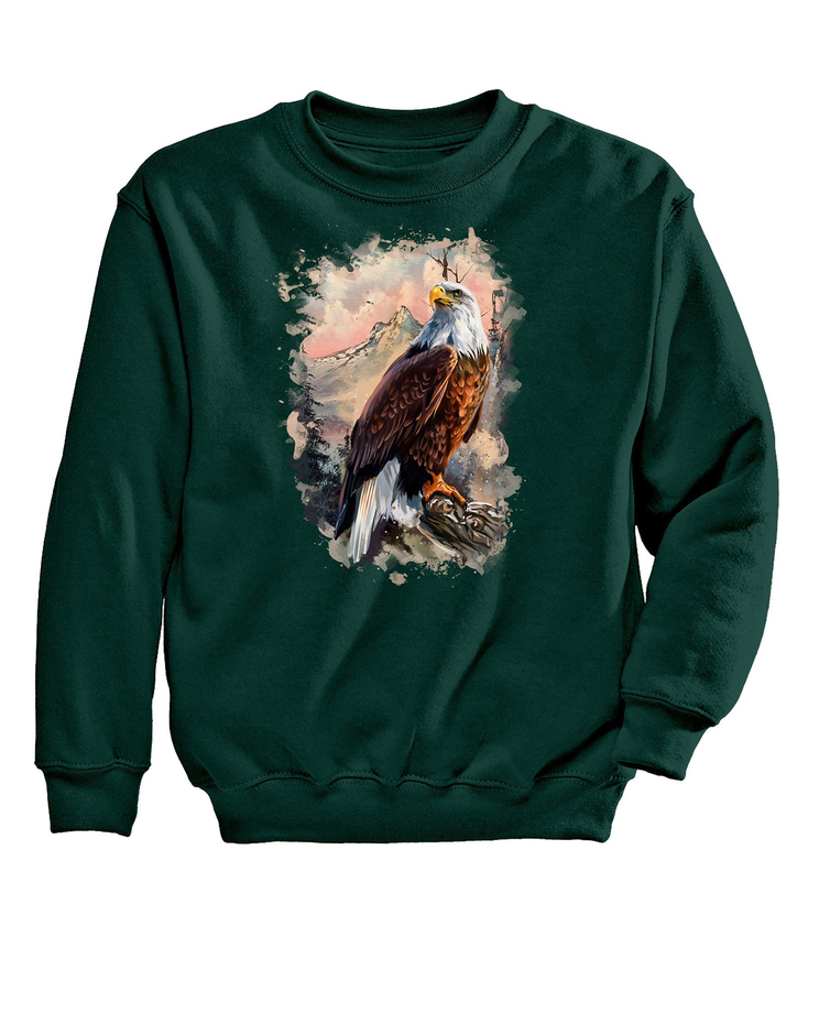 Eagle on Branch Graphic Sweatshirt image number 1