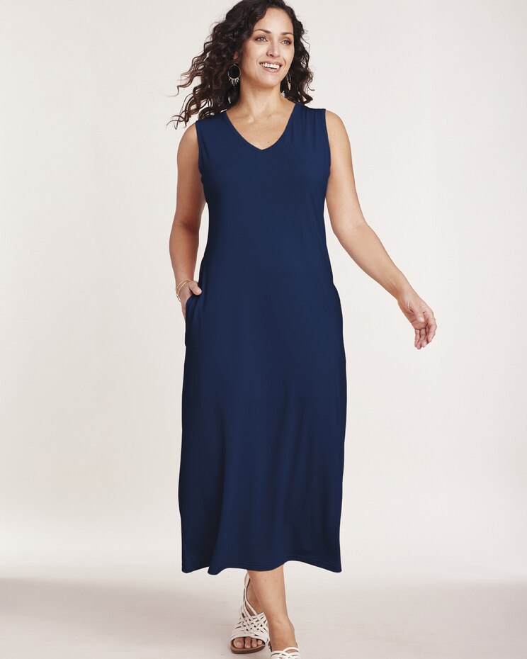 Pocket Knit Tank Dress image number 1