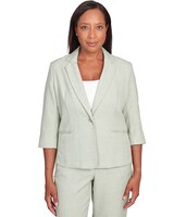 Alfred Dunner® English Garden Button Front Blazer Jacket thumbnail number 1