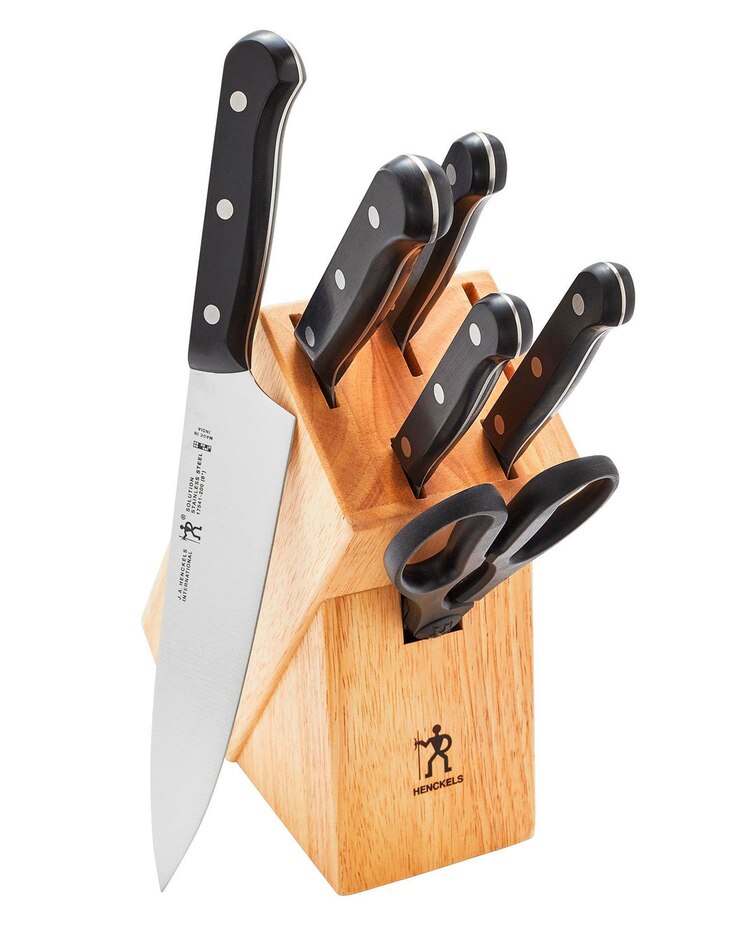 J.A. Henckels International Solution 7pc Knife Block Set image number 1