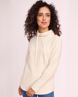 Scandia Fleece Drawstring Mock Tunic thumbnail number 1