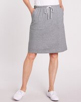 Knit Drawstring Skort thumbnail number 1