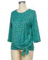 N Touch Anita Stripe Tie Top thumbnail number 1