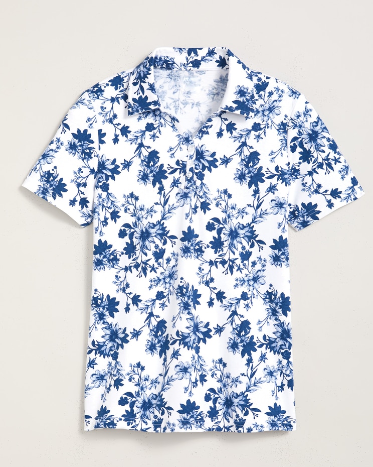 Essential Knit Polo Top image number 1